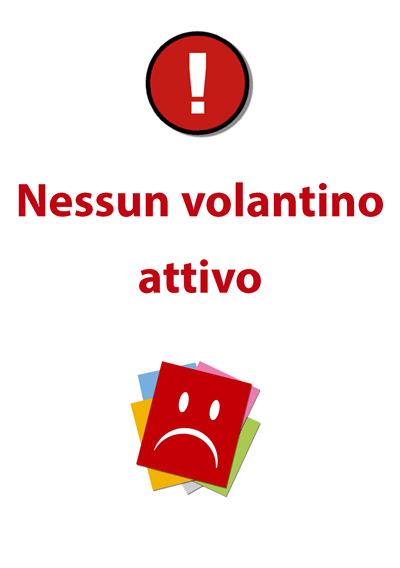 Nessun volantino